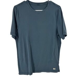 Vuori Men's T-Shirt Slate Gray Short Sleeve Crew Neck Casual Size S